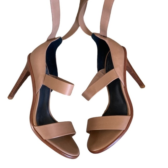 TIBI Pierce Wrap Leather Sandals In Beige Tan Revolve - Picture 8 of 10